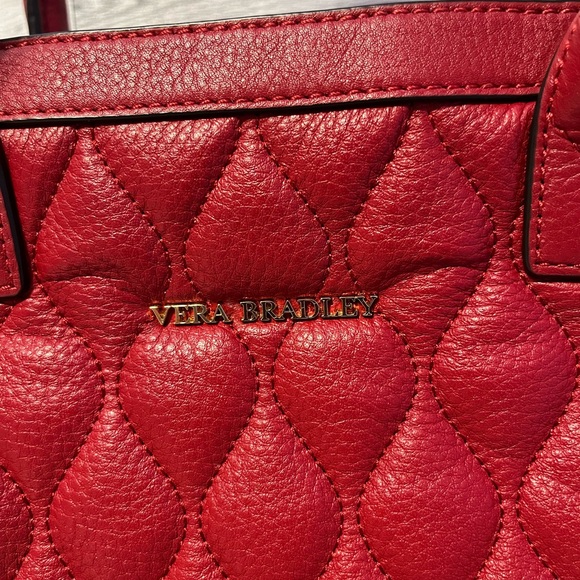 Vera Bradley Red Women's handbag crossbody purse patriotic holiday satchel - Picture 3 of 12